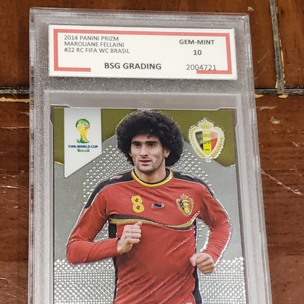 Marouane Fellaini - Brazil Nation Football Club. 2014 Panini Prizm FIFA WC RC
